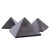 Polished Shungite Pyramid Set of 3