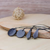 Shungite Pendants Set Of 4 - 2 Big Circle, 2 Crystal