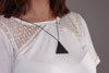 Shungite Pendant Reverse Triangle